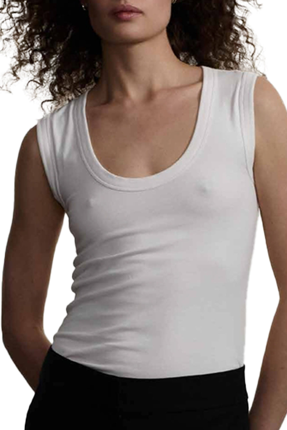 Cotton Tank in White