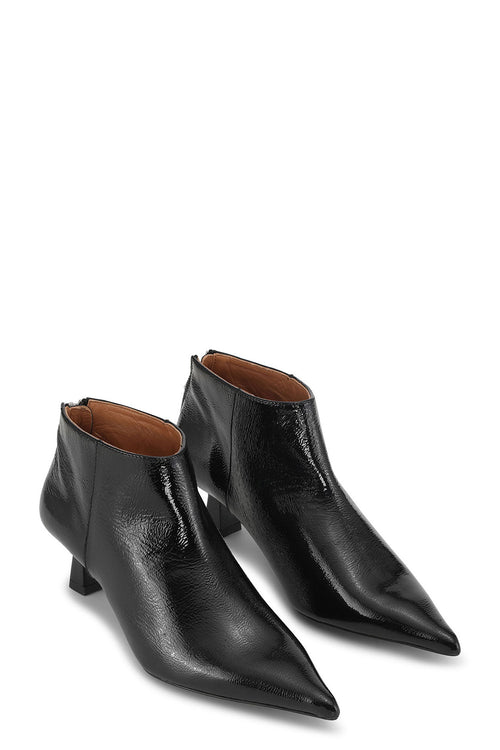 Soft Pointy Crop Boots Naplack
