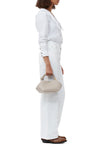 GANNI Bou Bag Small in Oyster Gray