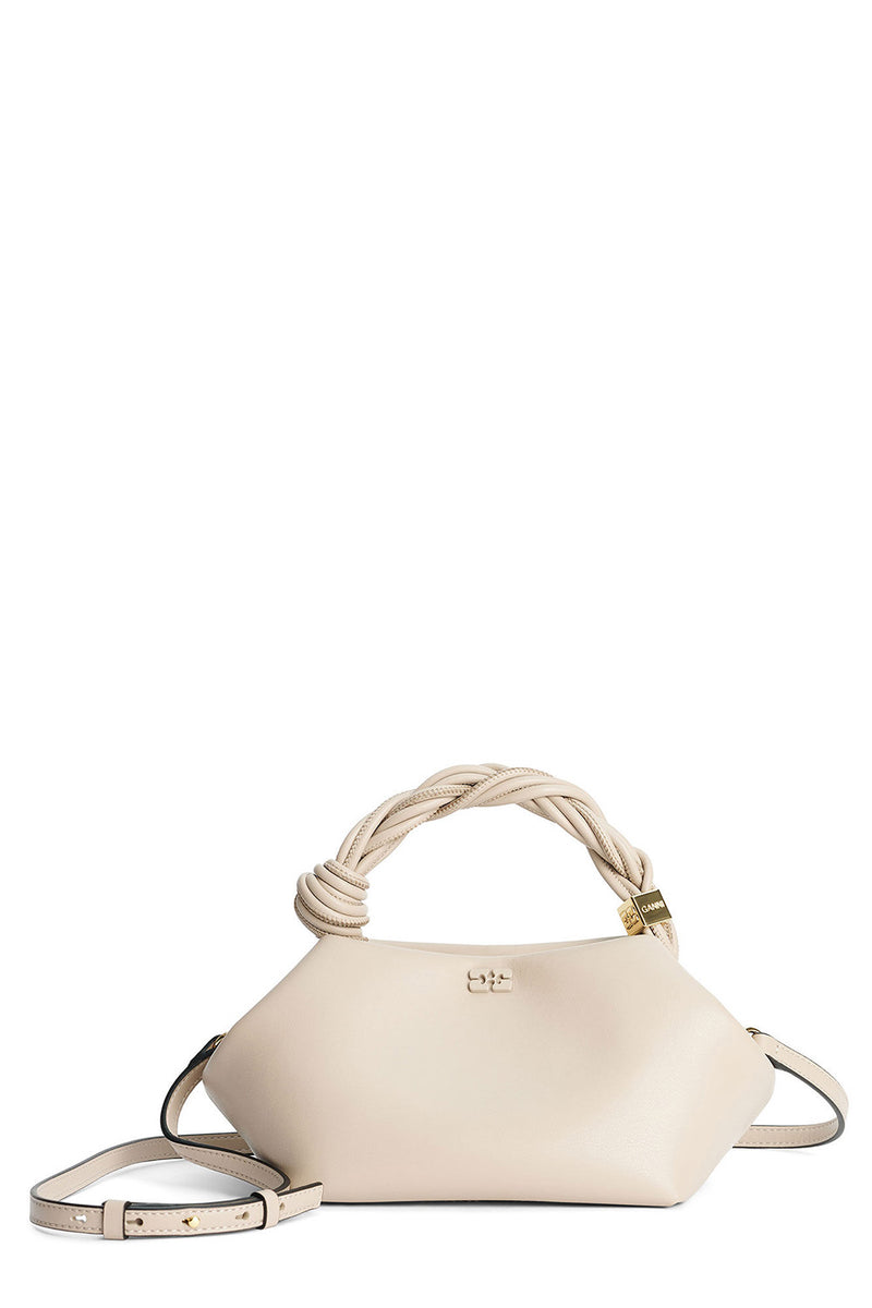 GANNI Bou Bag Small in Oyster Gray
