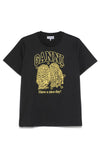 Basic Jersey Owls Relaxed T-Shirt in Phantom