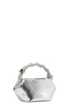 Silver Mini Ganni Bou Bag