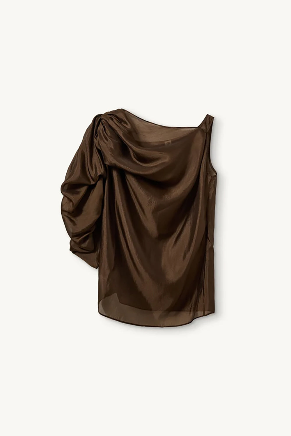 Gilian Drape Top in Espresso