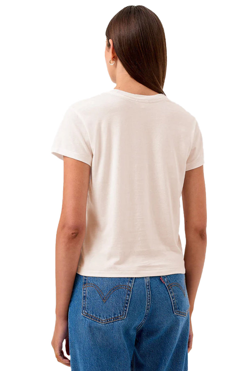 Amore Tee in White Sand