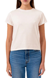 Amore Tee in White Sand