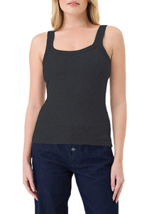 Angeline Tank in Charcoal Heather