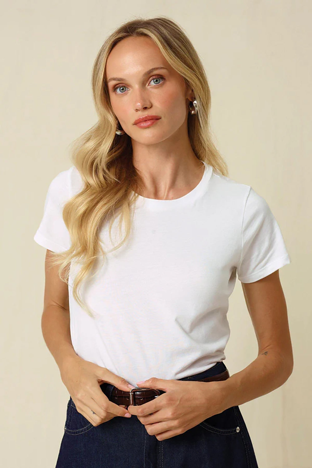 Organic Boy Tee in White