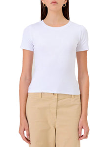 Camille Tee in White