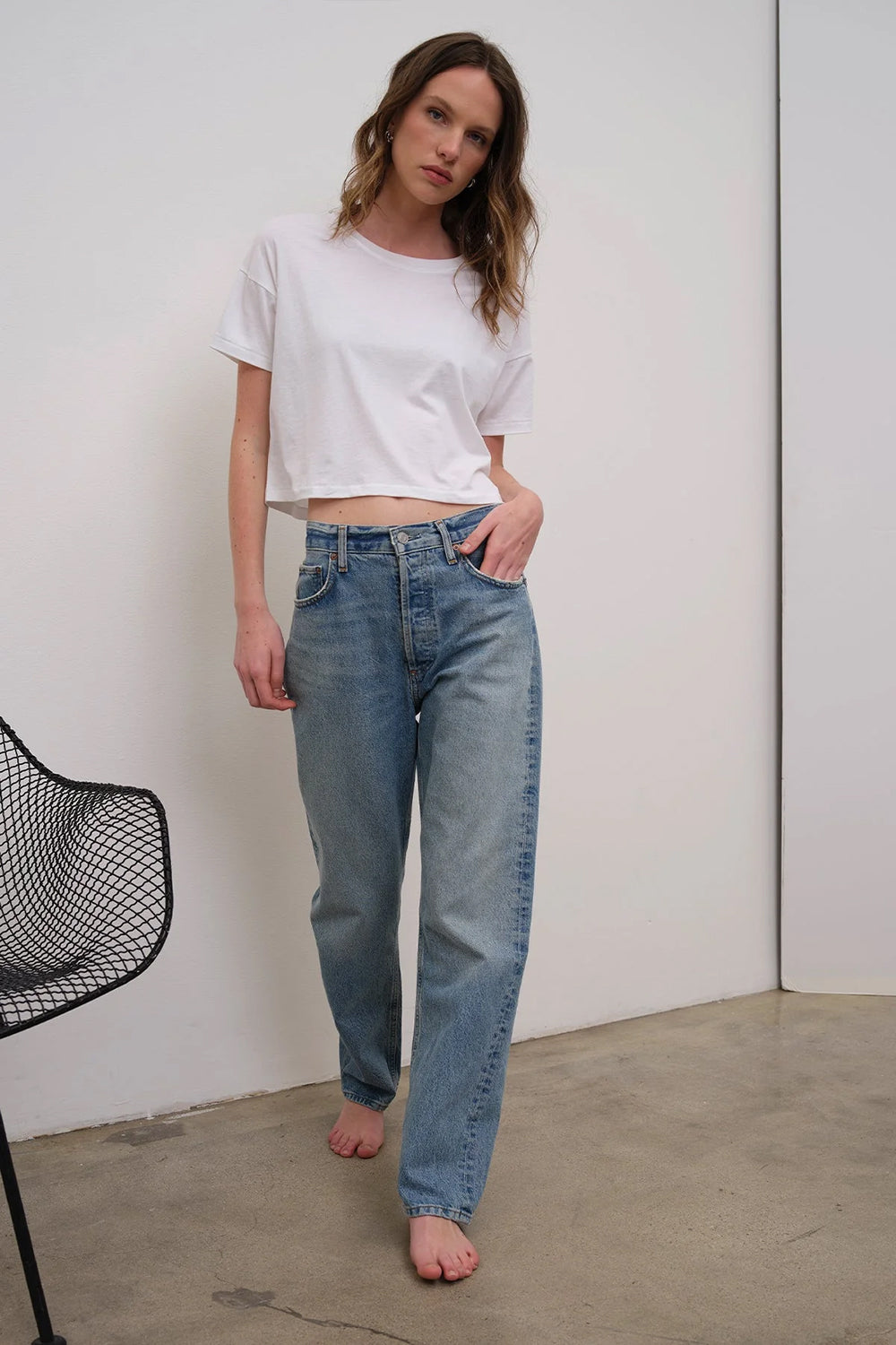 Drew Tee in White