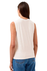 Elle Tank in White Sand