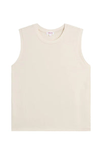Elle Tank in White Sand