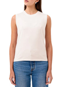 Elle Tank in White Sand