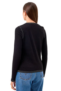 Celine Henely in Black