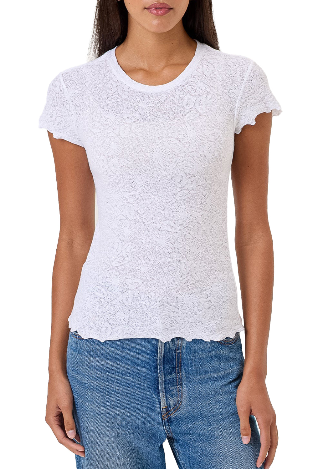 Love Story Tee in White