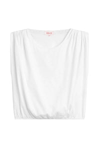 Marina Bubble Top in White