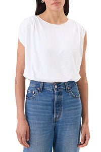 Marina Bubble Top in White