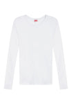 Organic Long Sleeve Tee in White