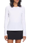 Organic Long Sleeve Tee in White