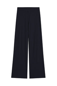 Pointelle Ellie Flare Pant in Black