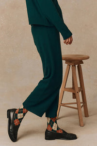 The Lantern Cashmere Pant in Alpine