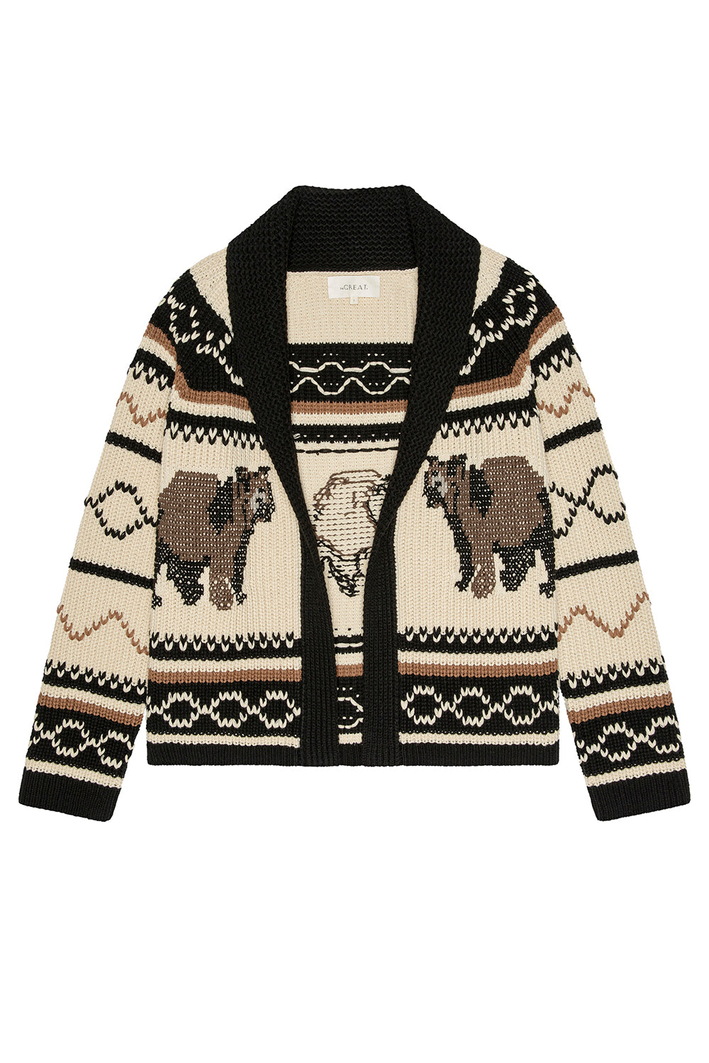 The Bear Lodge Cardigan in Black