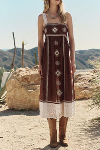 The Sparrow Dress in Chocolate