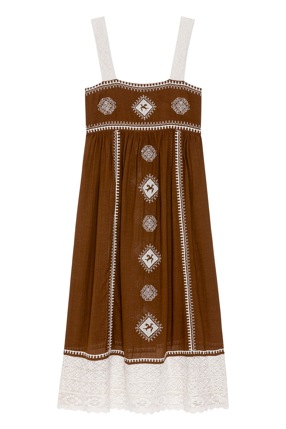 The Sparrow Dress in Chocolate