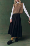 The Brushed Melange Sweater in Doe