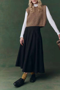 The Brushed Melange Sweater in Doe