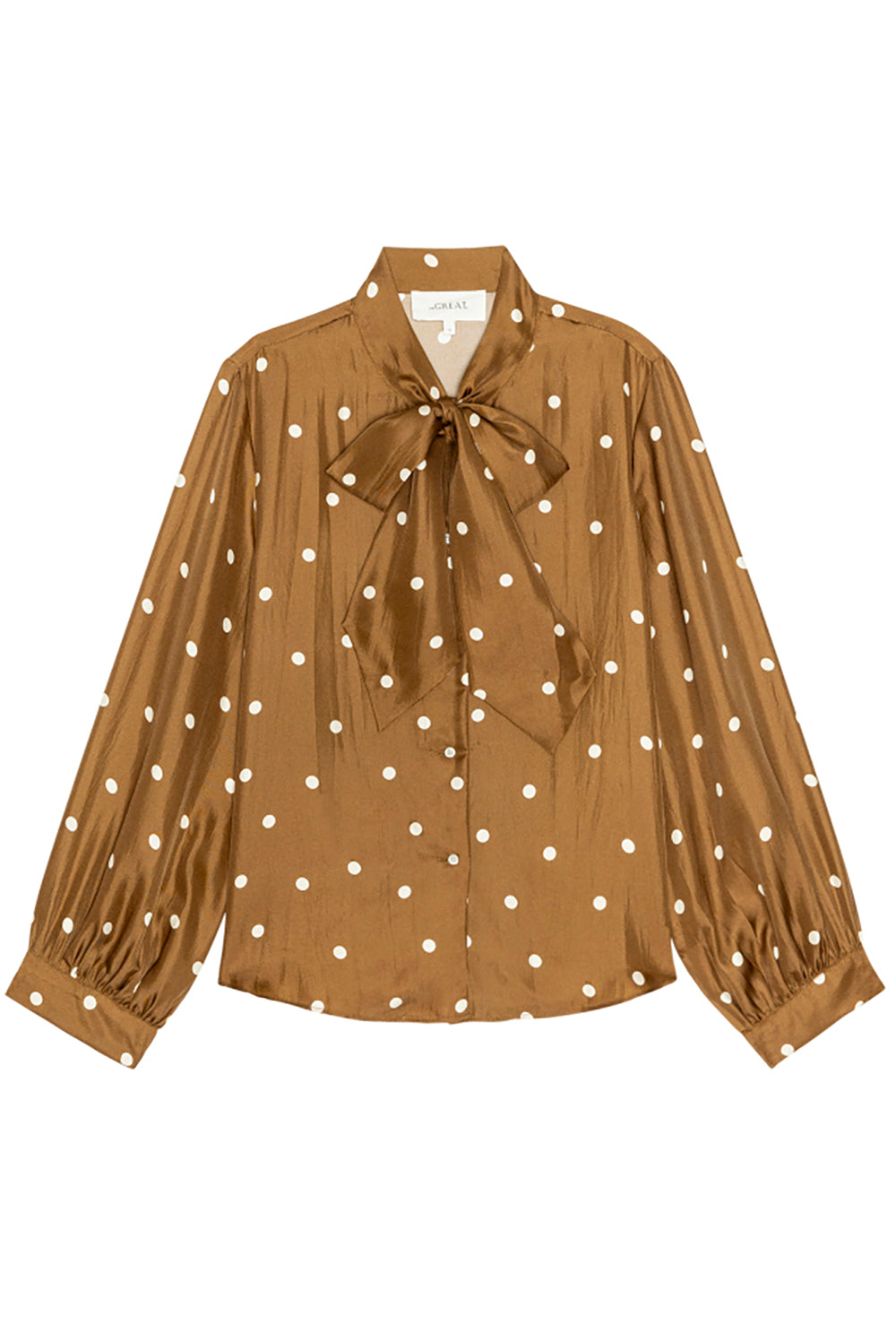 Zenith Top in Copper Bubble Dot