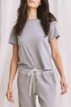The Little Tee in Heather Grey