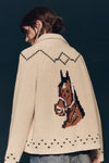 The Horse Lodge Cardigan in Cream