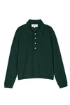 The Cashmere Polo Sweater in Alpine