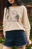 College Sweatshirt with Woodsy Trail Graphic