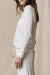 The Long Sleeve Slim Tee in White