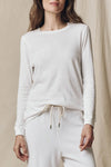 The Long Sleeve Slim Tee in White