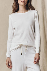 The Long Sleeve Slim Tee in White
