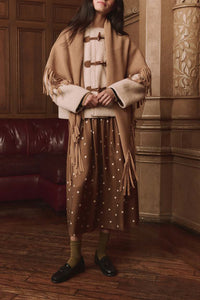The Woolside Toggle Coat in Cream
