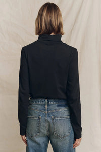 The Turtleneck in Almost Black