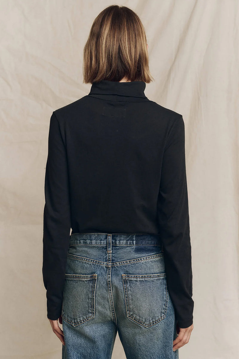 The Turtleneck in Almost Black