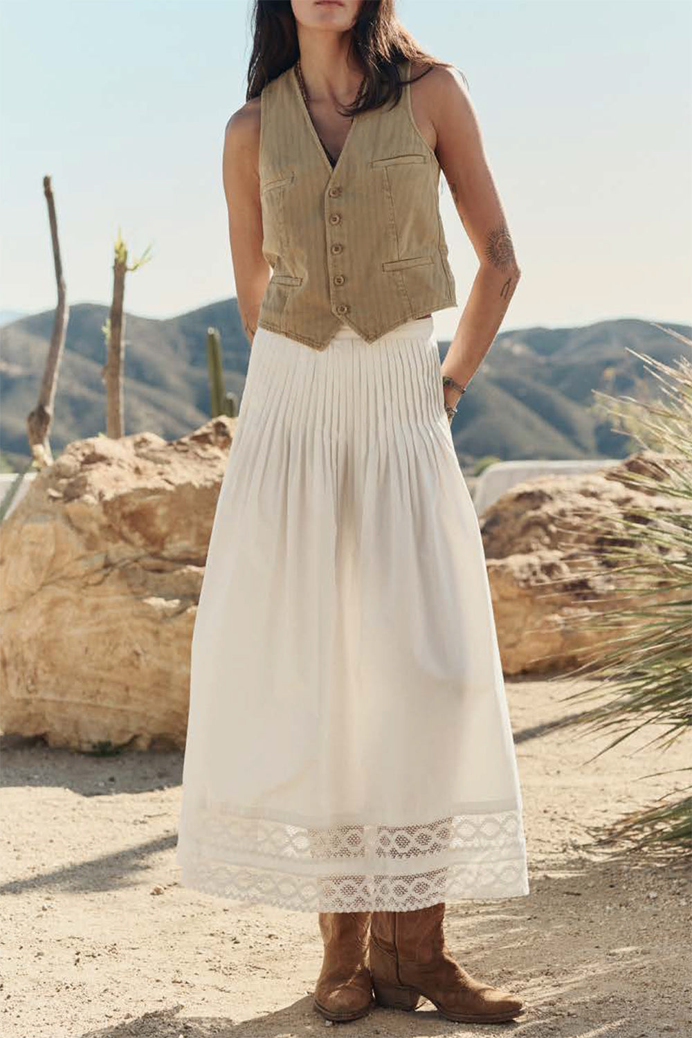 The Suit Vest in Driftwood