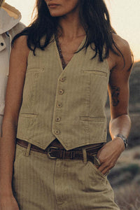 The Suit Vest in Driftwood