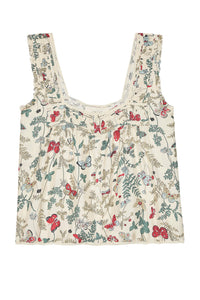 The Victorian Pleat Tank in Floating Butterfly