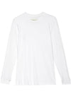 The Long Sleeve Slim Tee in White