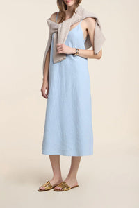 Hope Heavy Linen Dress in Billow