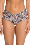 Printed Signature Lace Boyshort in Outline