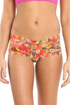 Signature Lace Printed Boyshort in Floramania Pink