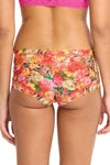 Signature Lace Printed Boyshort in Floramania Pink