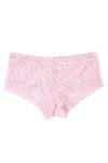 Signature Lace Boyshort in Bliss Pink