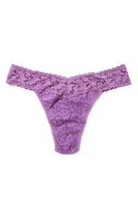 Signature Lace Original Rise Thong in Venus Purple